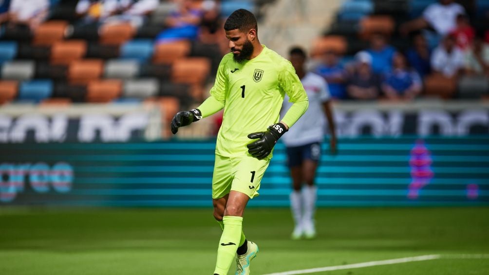 Sandy Sánchez durante el partido ante Canadá