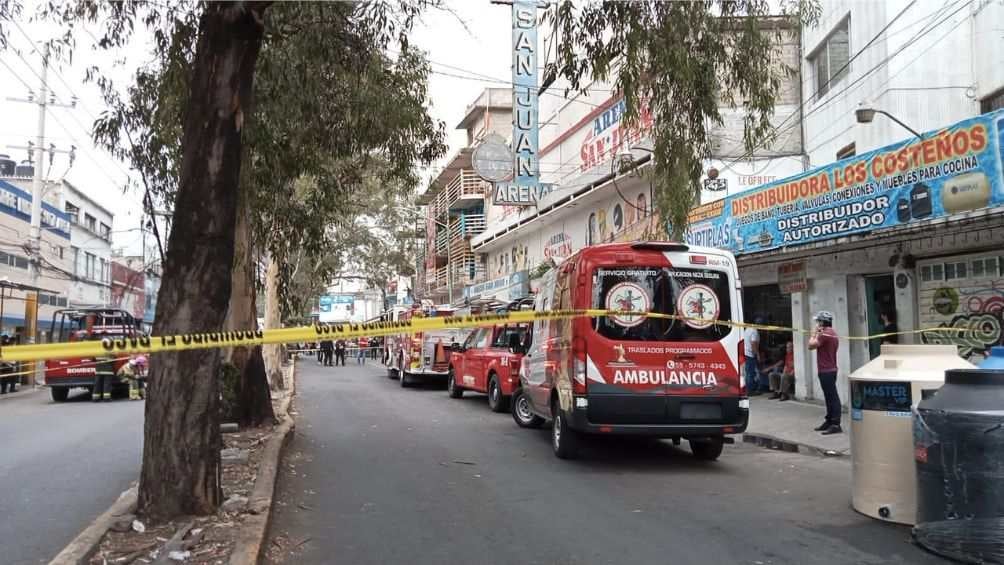 Los servicios de seguridad llegaron al lugar del siniestro