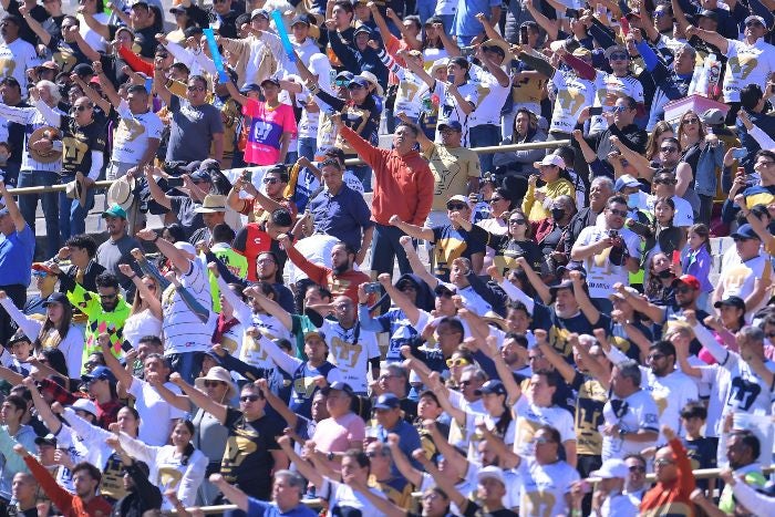 Afición de Pumas durante un partido