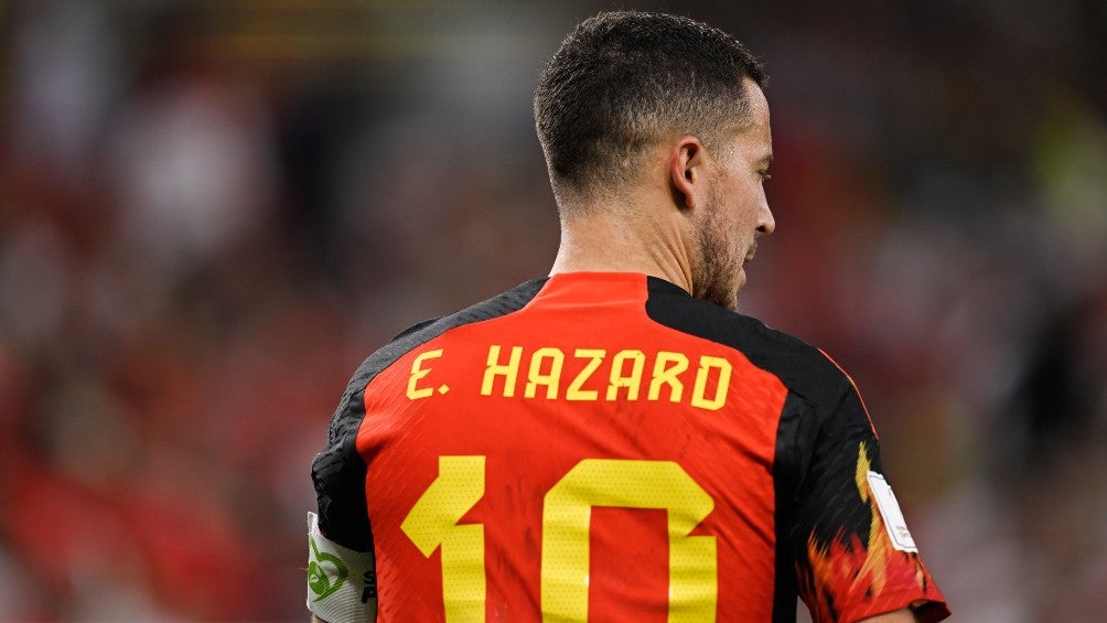 Eden Hazard durante la Copa del Mundo Qatar 2022