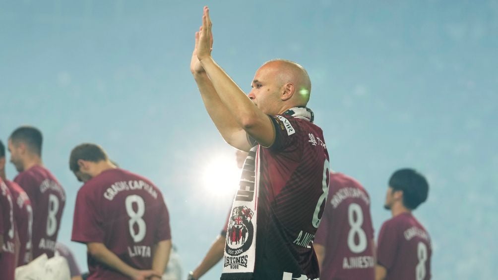 Iniesta terminó su contrato con el Vissel Kobe