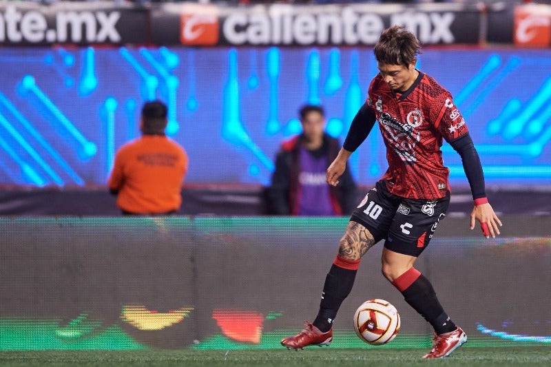 Joaquín Montecinos jugando para los Xolos 