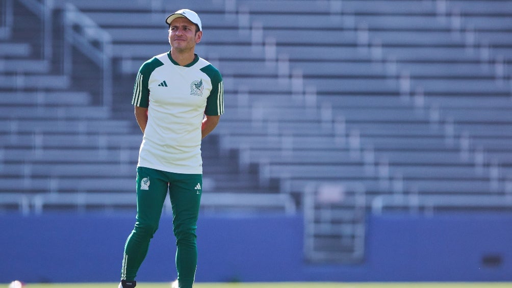 Jimmy Lozano durante un entrenamiento 