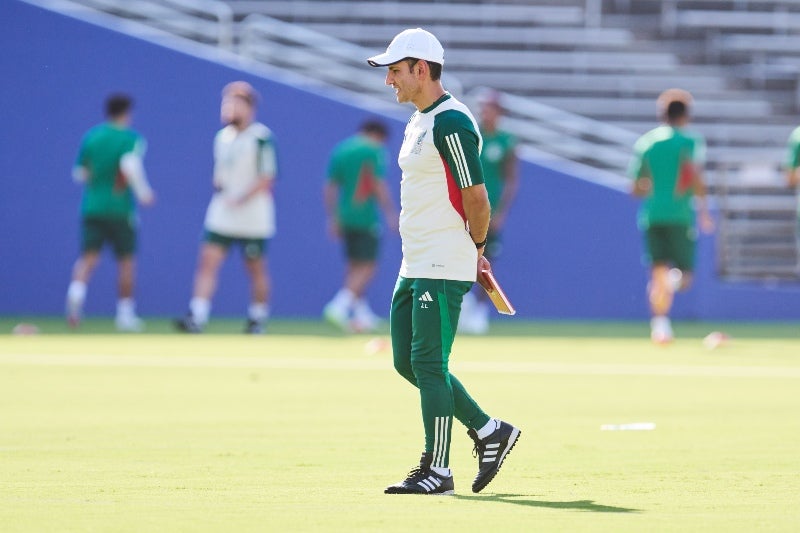 Entrenamiento de la Selección Mexicana 