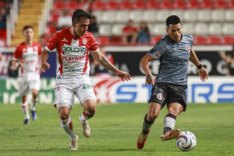 Necaxa contra Xolos en el AP23