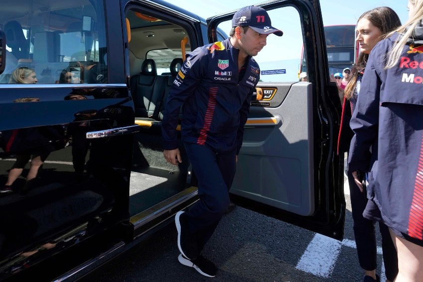 Checo Pérez en el GP de Gran Bretaña