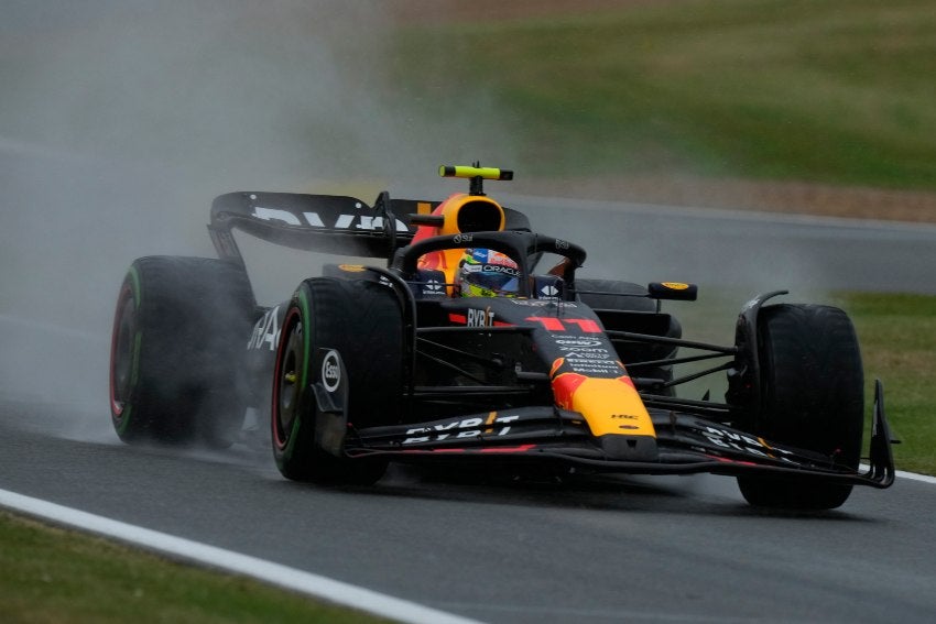 Checo Pérez en el GP de Gran Bretaña