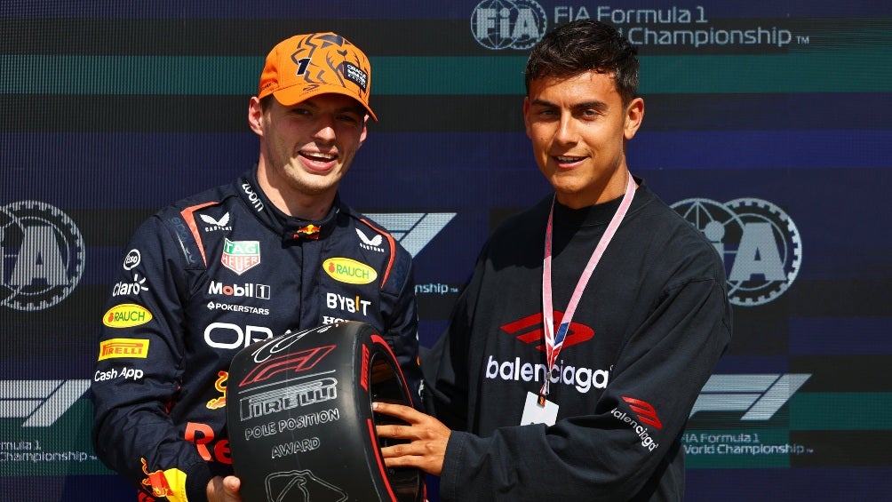 Verstappen junto a Paulo Dybala