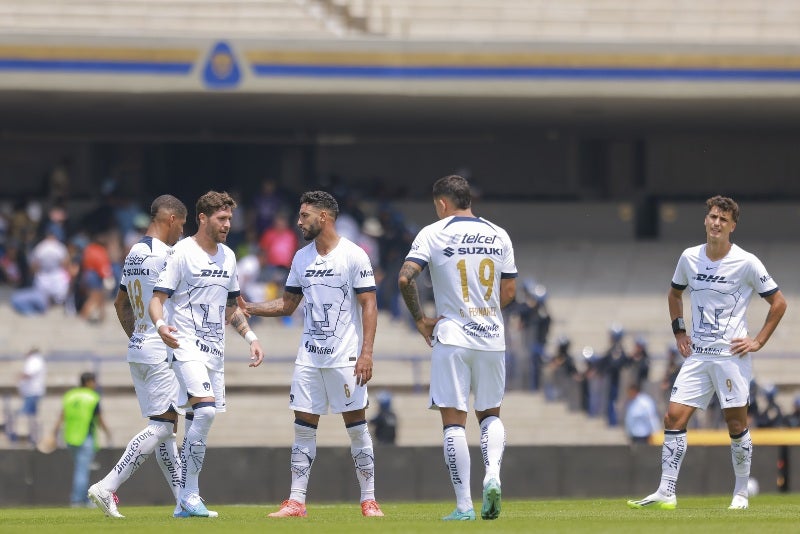 Pumas empatando contra el Mazatlán