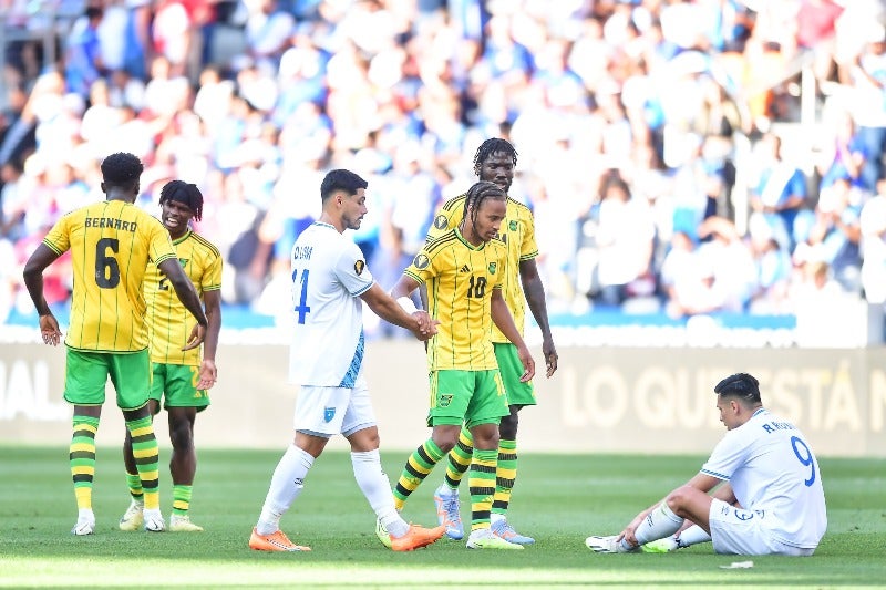 Jamaica contra Guatemala en la Copa Oro