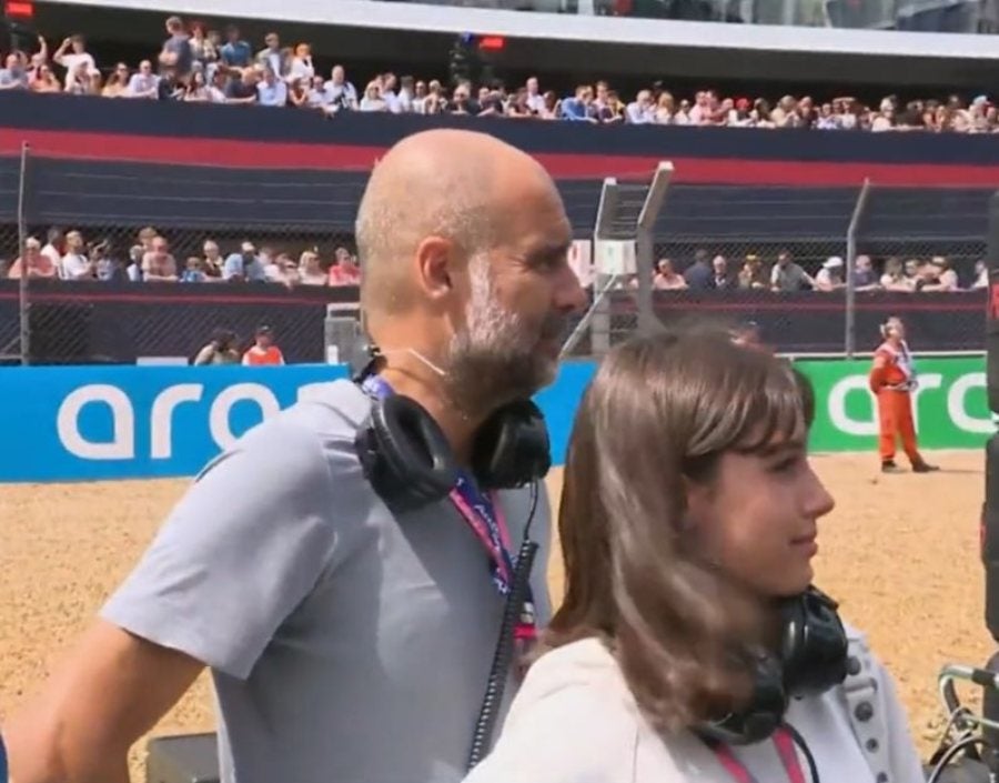 Pep Guardiola en la parrilla