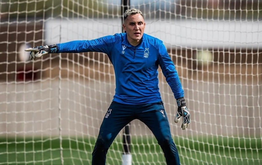 Keylor Navas en entrenamiento