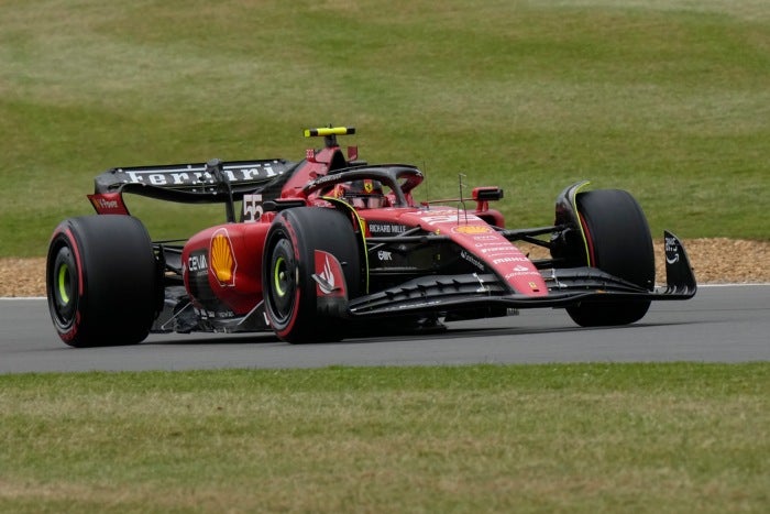 Carlos Sainz en el Gran Premio de Gran Bretaña