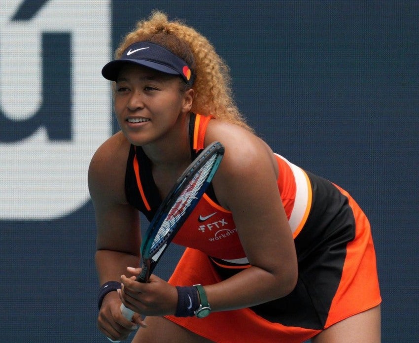 Naomi Osaka en acción