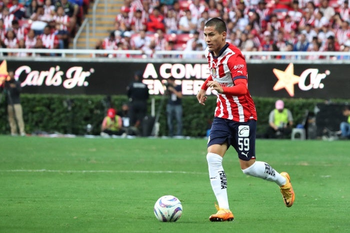 Juan Brígido en el partido ante San Luis