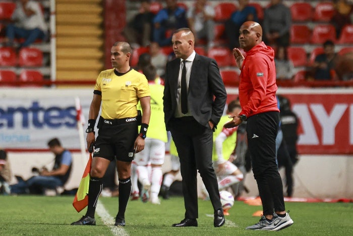 Dudamel en un partido con Necaxa