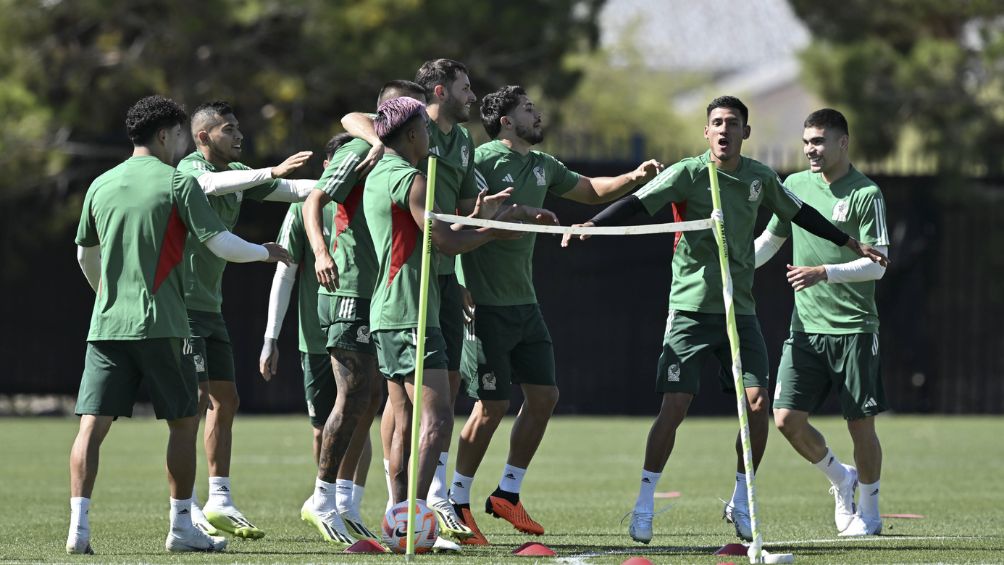 El entrenamiento del Tri en Las Vegas