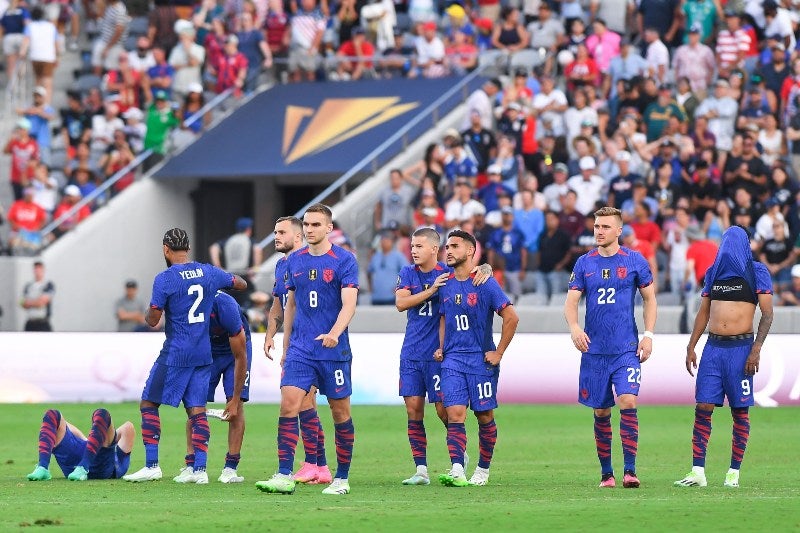 Estados Unidos tras la eliminación en Copa Oro 