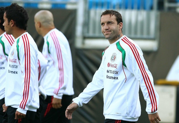 Vuoso entrenando con el Tri 