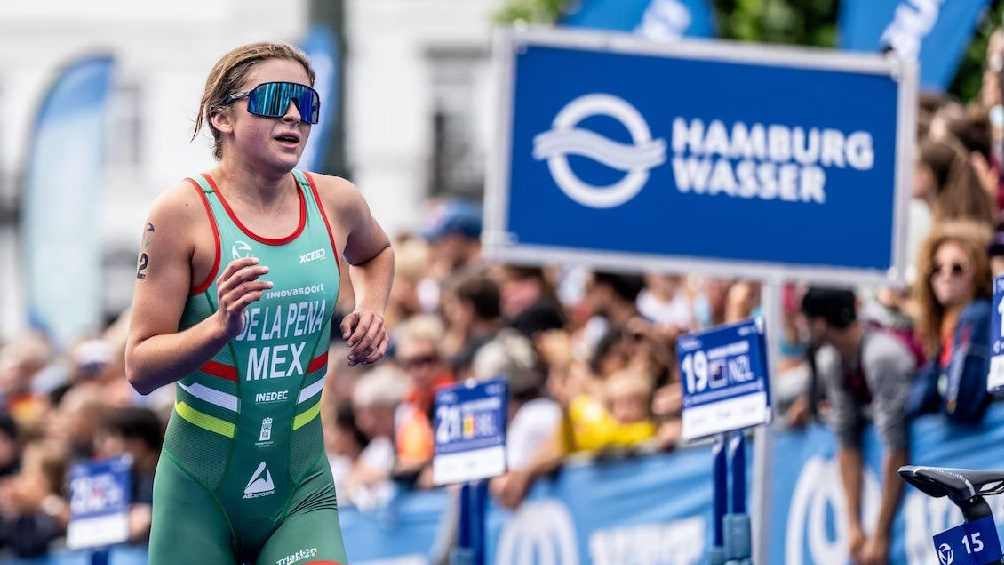 Jimena de la Peña brilla y consigue el segundo lugar en el Campeonato Mundial de Triatlón