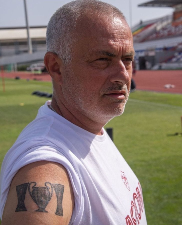 José Mourinho, entrenador de la Roma