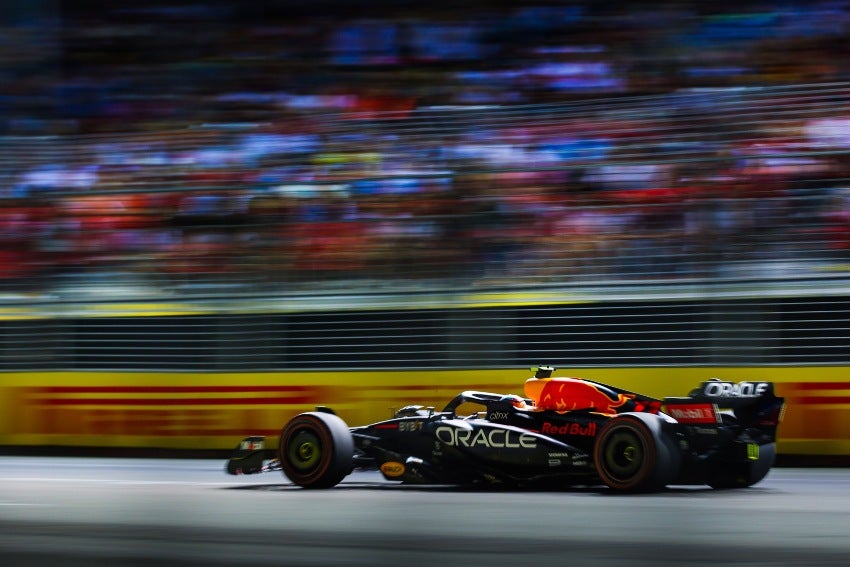 Monoplaza de RedBull en GP de Singapur