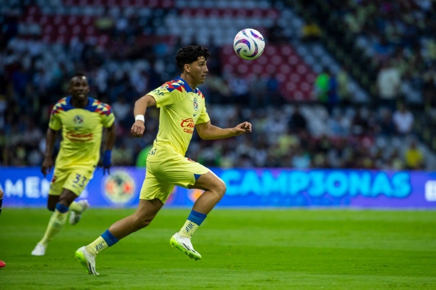 Kevin Álvarez marcó su primer gol con las Águilas