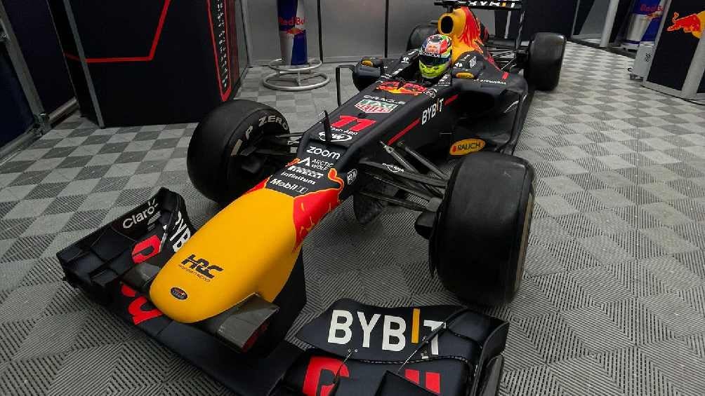 Checo a bordo del RB7