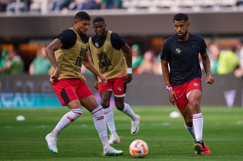 Panamá entrenando para la Final de Copa Oro