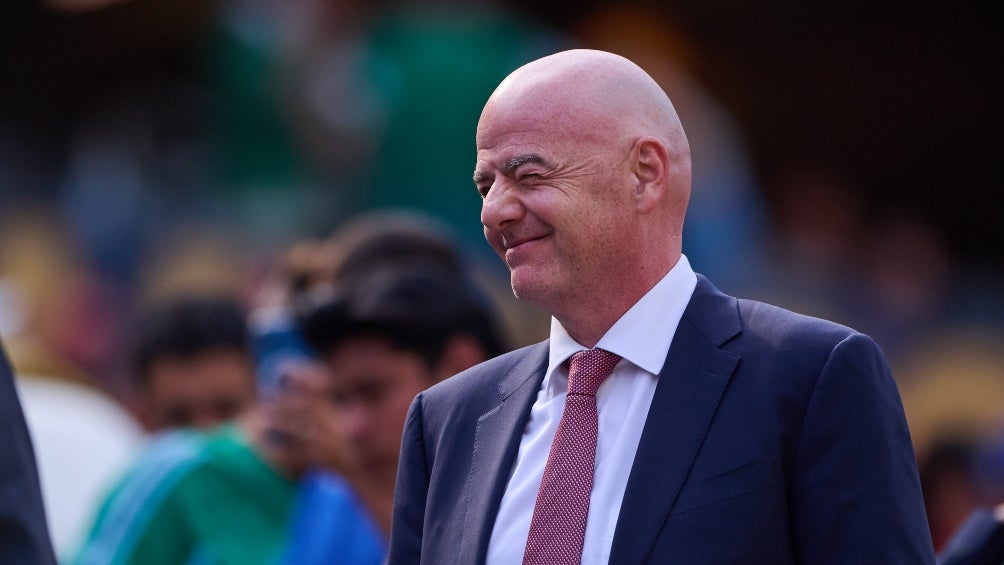 Gianni Infantino como invitado de la Copa Oro