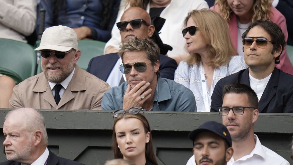 Brad Pitt en Wimbledon