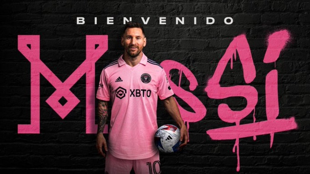 Lionel Messi con la playera del Inter Miami 