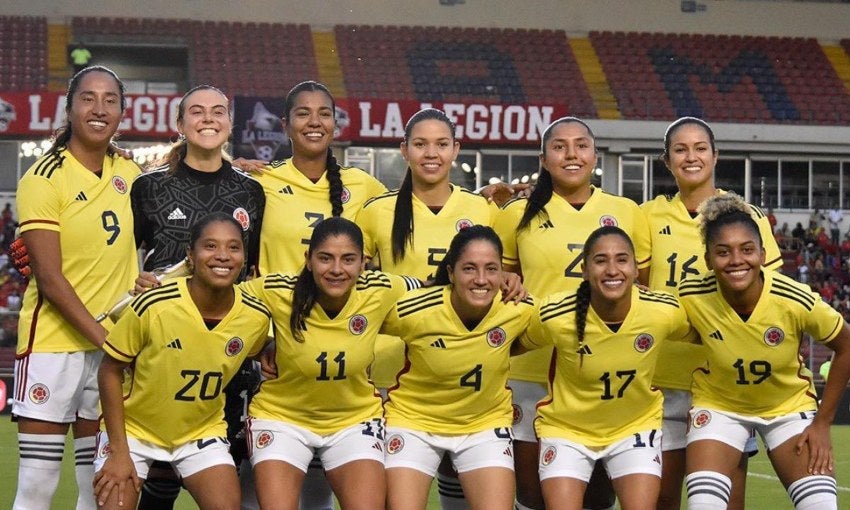 Colombia en el juego vs Irlanda