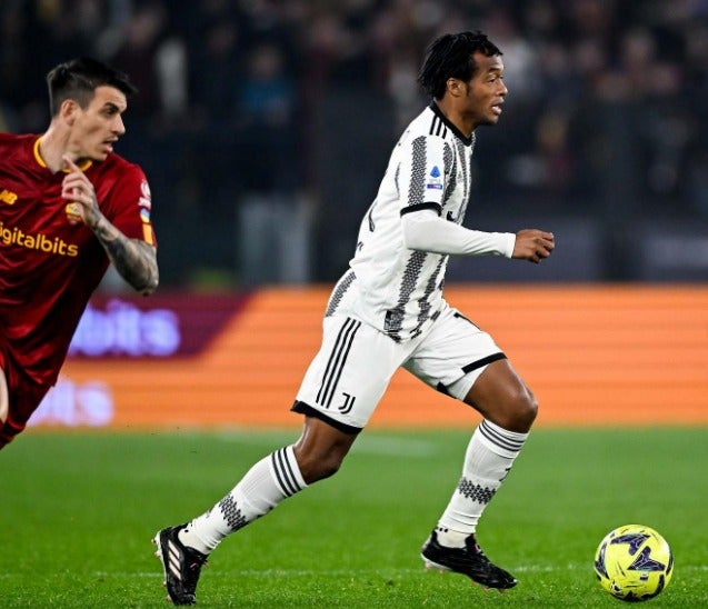 Cuadrado durante un partido