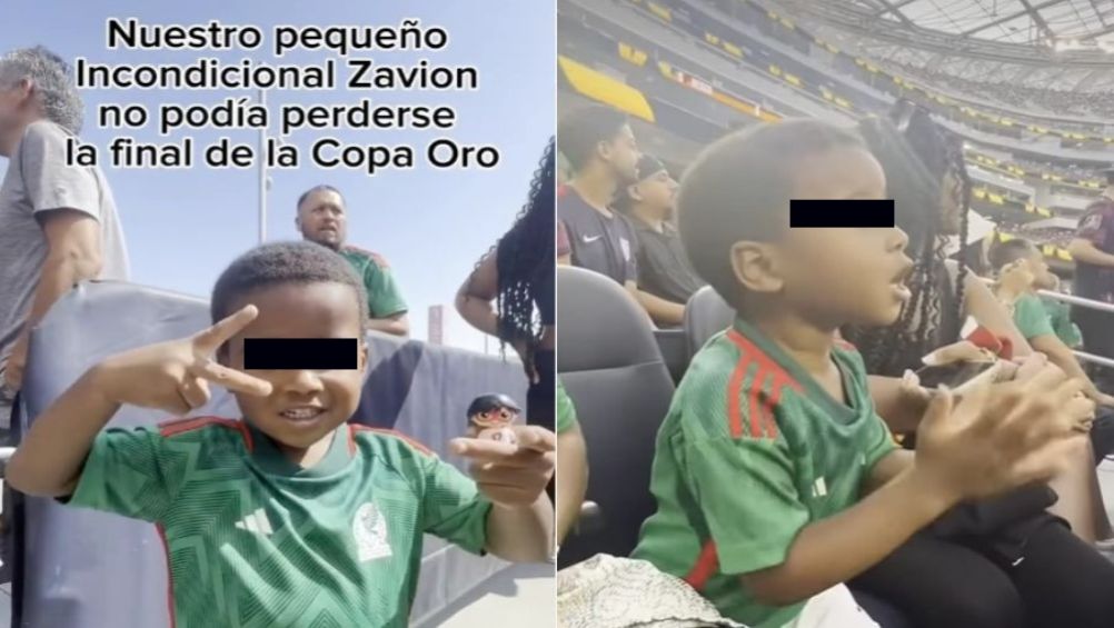 Niño etiope que quiere ser mexicano asistió a la Final de la Copa Oro para apoyar al Tri