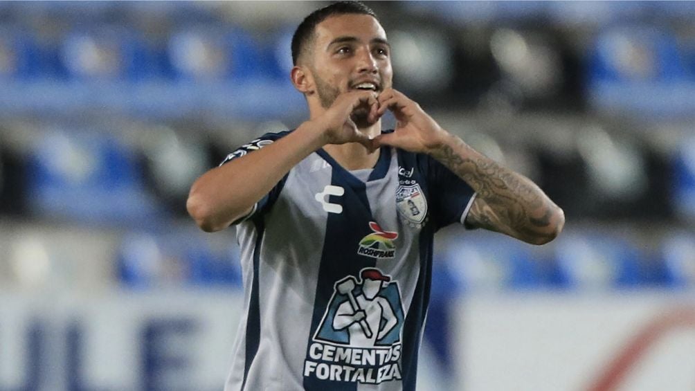 Chávez en un partido con Pachuca