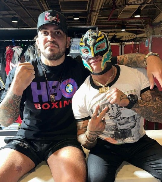 Rey Mysterio junto a Dillon Danis