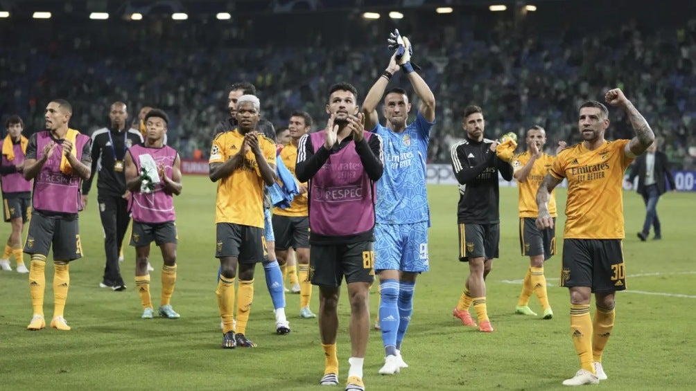 Benfica avanzando en la Champions League 