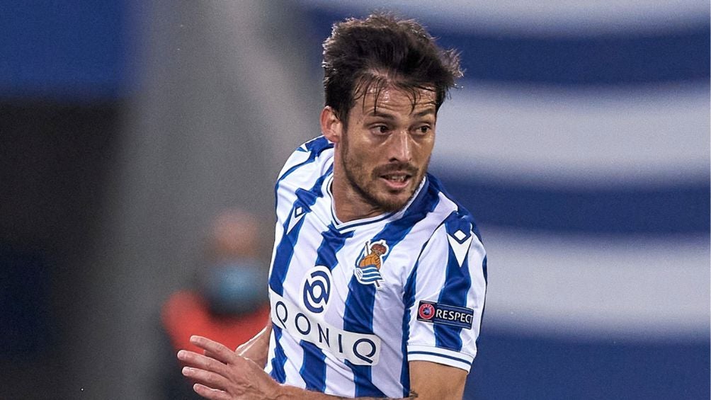 Silva en su etapa con la Real Sociedad