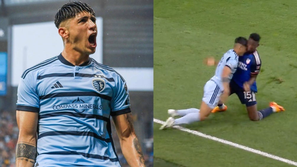 Pulido recibe roja directa por cabezazo en Leagues Cup