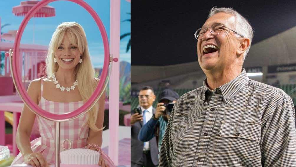 Ricardo Salinas se une a la 'fiebre de Barbie' y presume una moto rosa