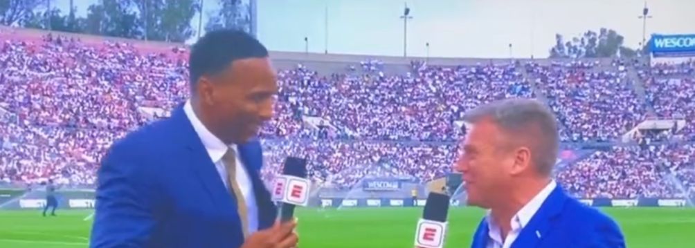 Shaka Hislop junto a Dan Thomas