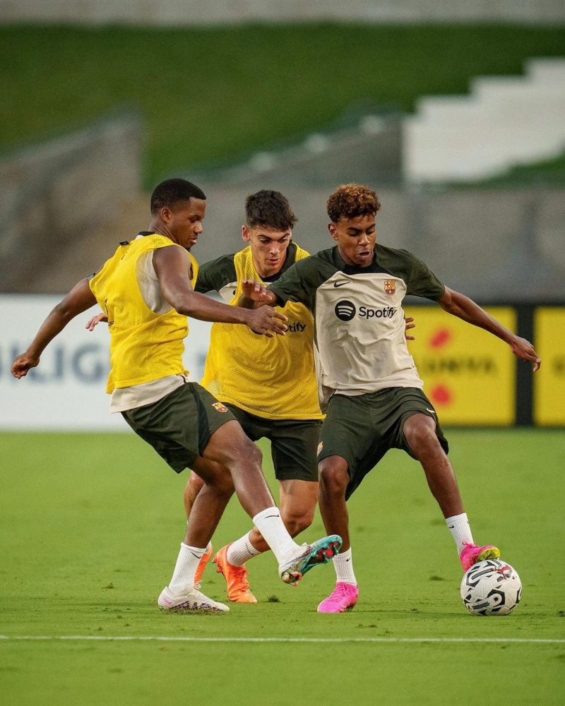 Entrenamiento del FC Barcelona