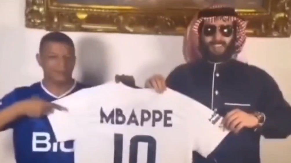 Parodia de Mbappé con el AL-Hilal