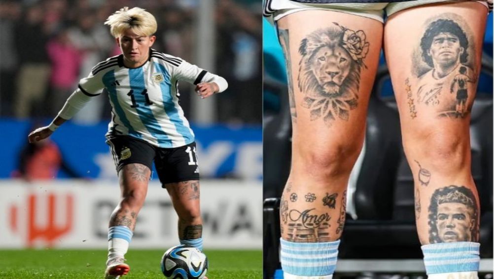 Jugadora argentina responde a críticas por tatuaje de Cristiano Ronaldo: 'No la estoy pasando bien'