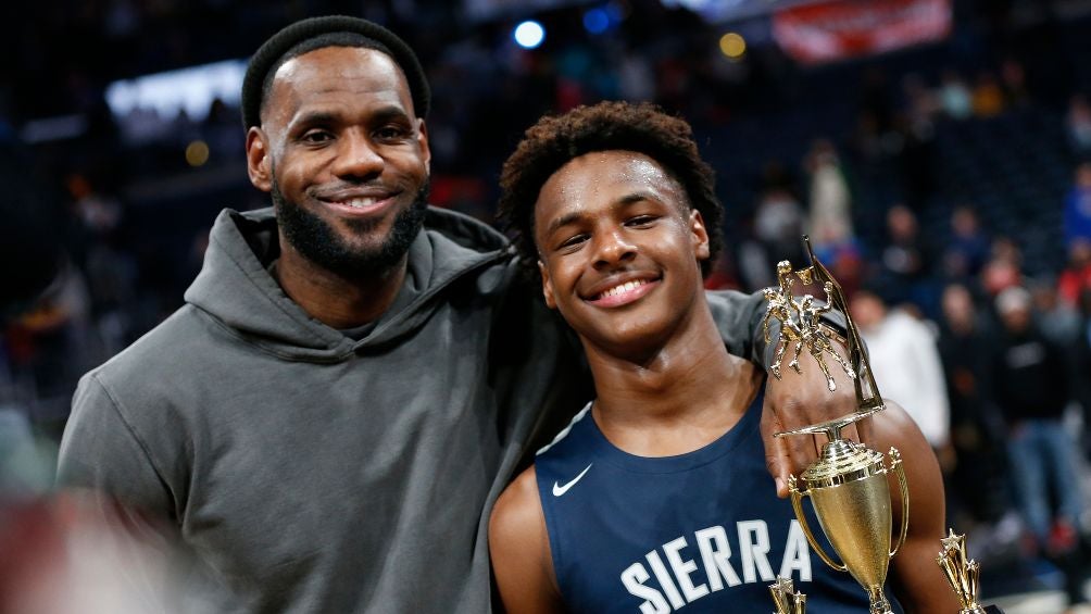 Lebron y Bronny James.