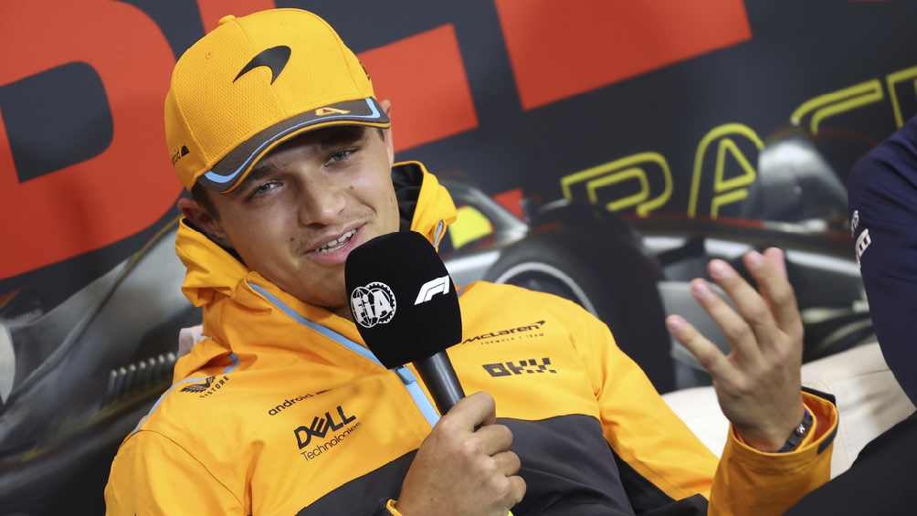 Lando Norris pide disculpas tras romper el trofeo de Max Verstappen: 'Nunca fue mi intención'