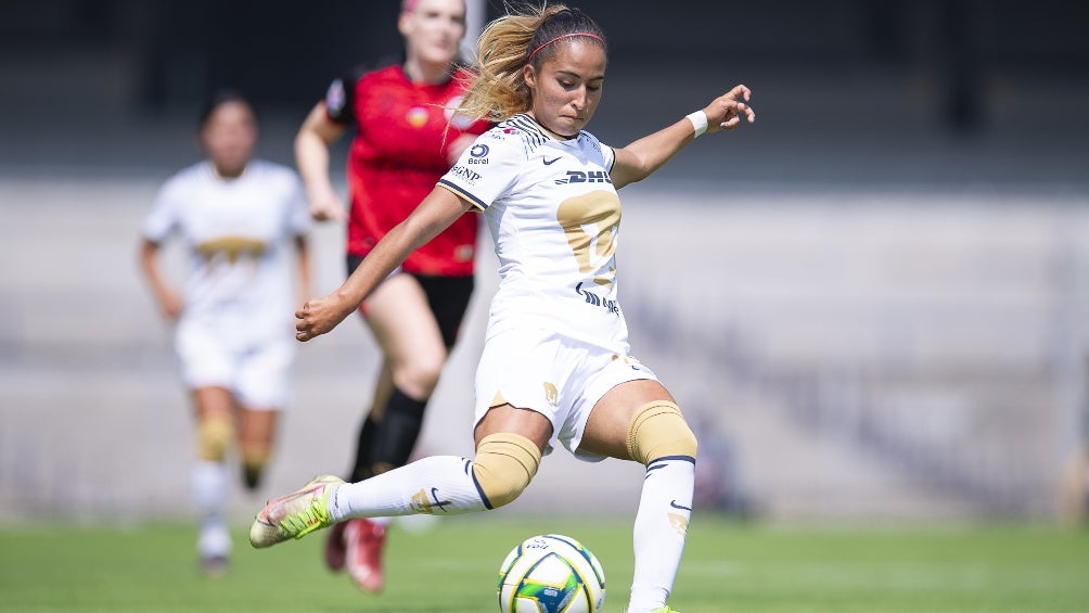 Chavero en un partido de Pumas