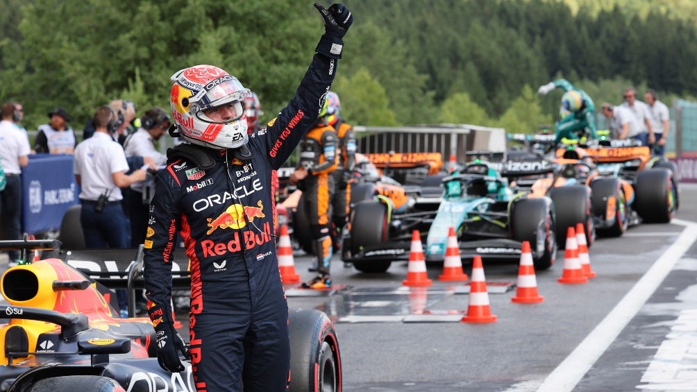 Verstappen en el GP de Bélgica