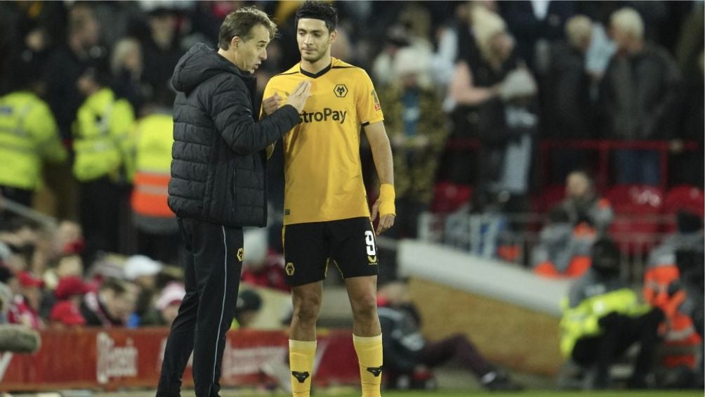 Jiménez junto a Julen Lopetegui